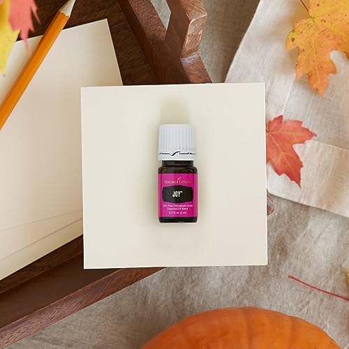 Young Living Joy diffuser mist in a living room for calming ambience