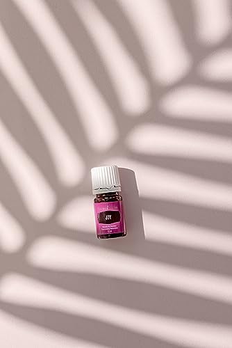 Young Living Joy label close-up showing vegan and gluten-free formula