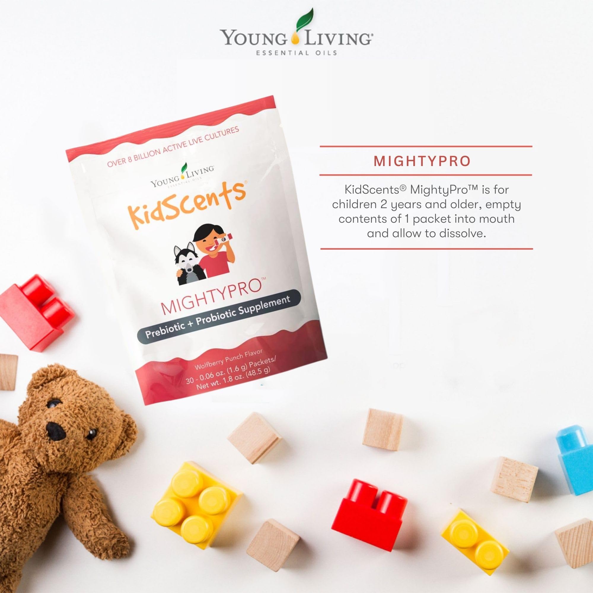Young Living KidScents MightyPro gluten-free blend ideal for picky eaters.