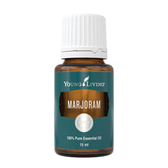 Young Living Marjoram essential oil bottle ready for diffusion or massage.