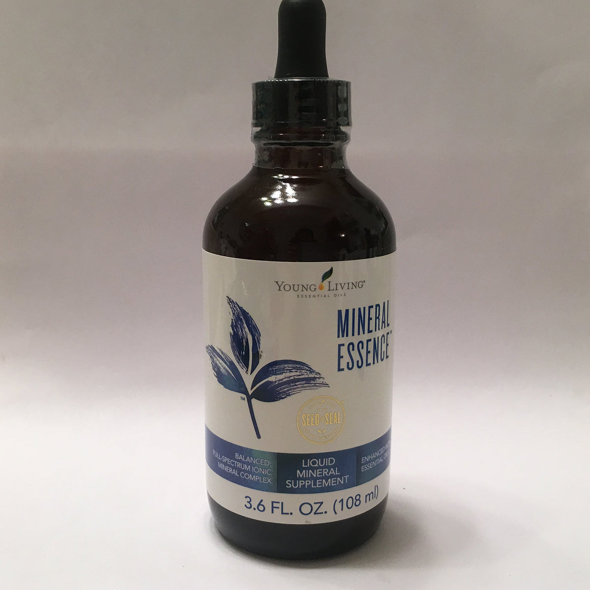 Young Living Mineral Essence 3.6 fl oz bottle for quick ionic mineral absorption