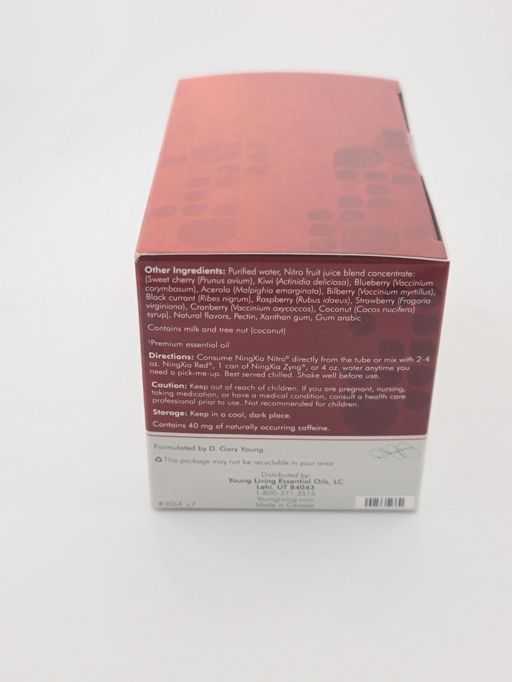 NingXia Nitro energy-on-the-go tube for quick focus