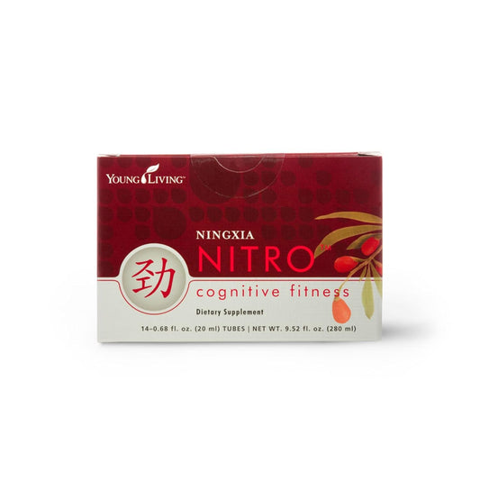 Young Living NingXia Nitro front tube, portable energy for on-the-go days