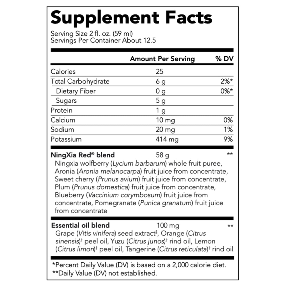 Pouring NingXia Red sachet for a quick, antioxidant-rich boost