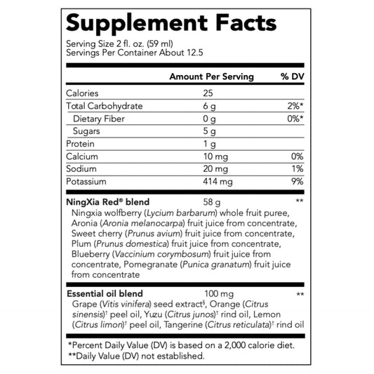 Pouring NingXia Red sachet for a quick, antioxidant-rich boost