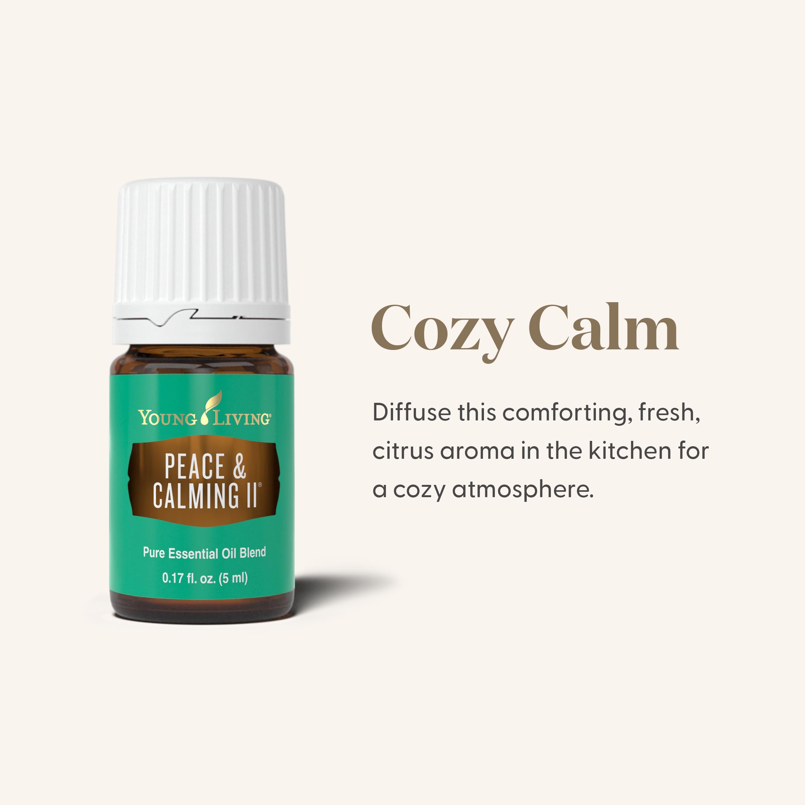 Young Living Peace Calming II with diffuser ambiance for calming spaces