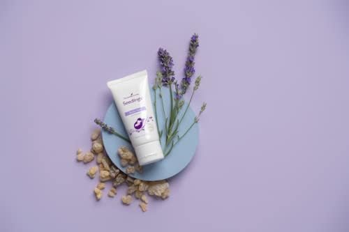 Seedlings Tender Tush balm packaging showcases natural baby skincare.