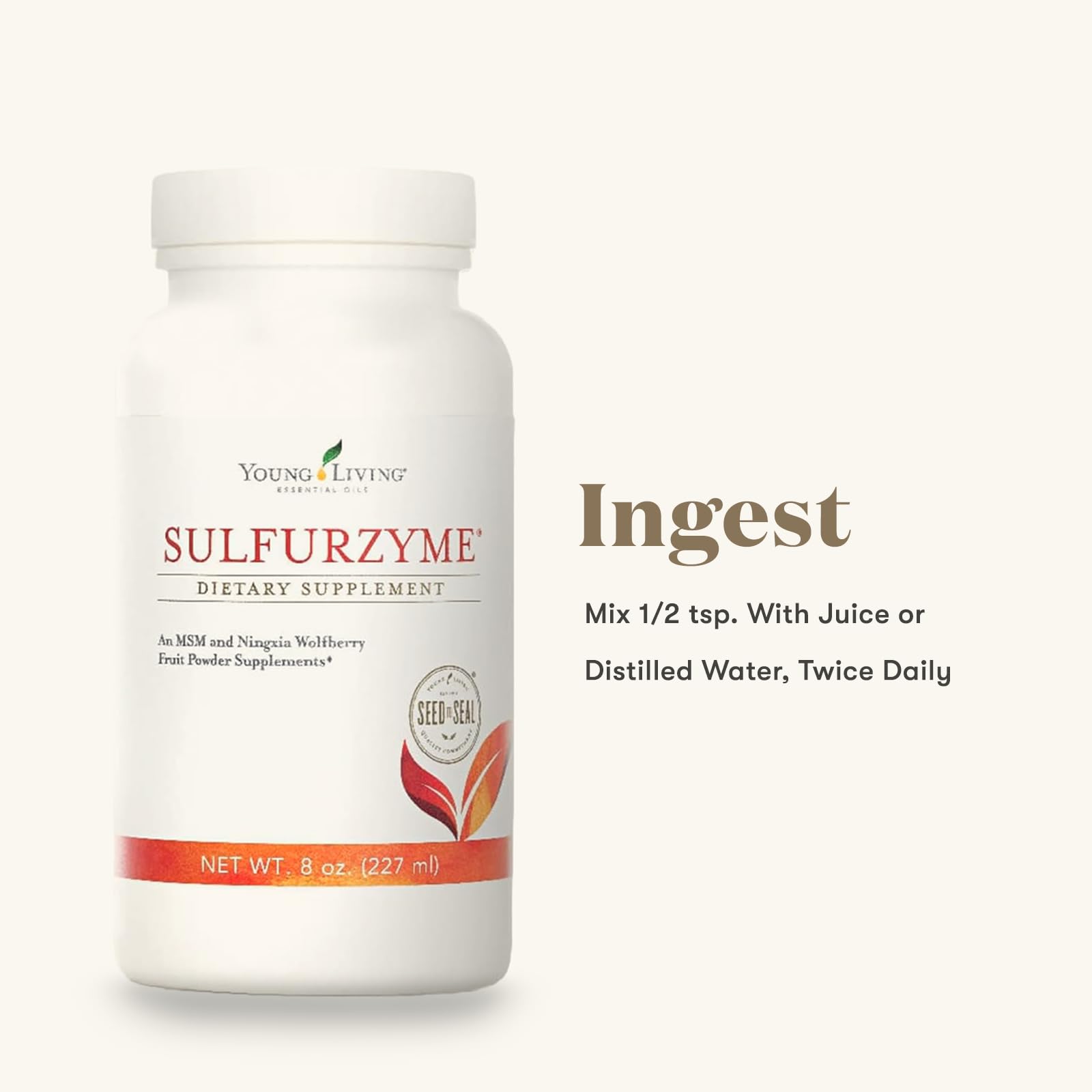 Sulfurzyme in a smoothie glass shows versatile daily integration.