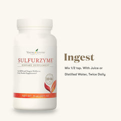 Sulfurzyme in a smoothie glass shows versatile daily integration.
