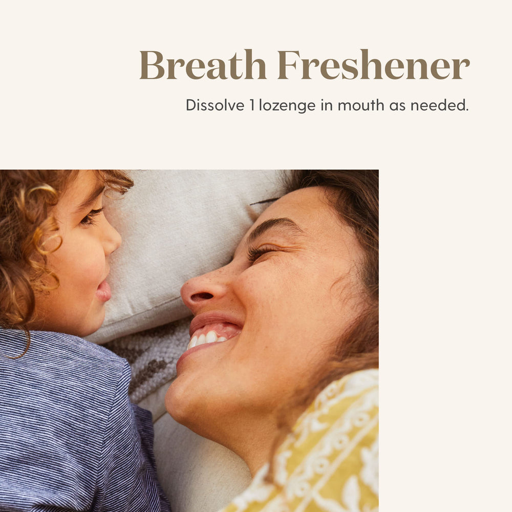 Close-up of Young Living Thieves lozenges highlights clove aroma with lemon peppermint notes