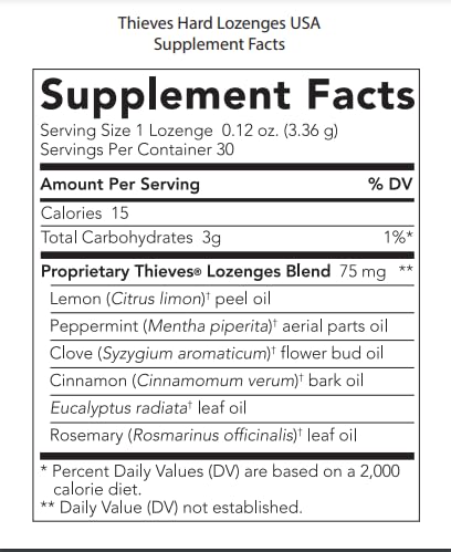 Young Living Thieves hard lozenges tucked in bag for quick, refreshing breaks