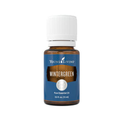 Young Living Wintergreen 15ml bottle close-up for a refreshing aroma