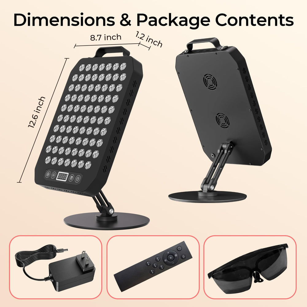 Young Master red light panel supports workouts and study sessions for focused use.