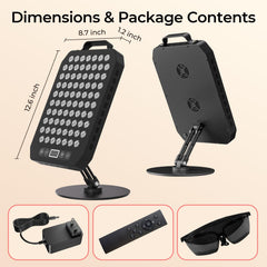 Young Master red light panel supports workouts and study sessions for focused use.