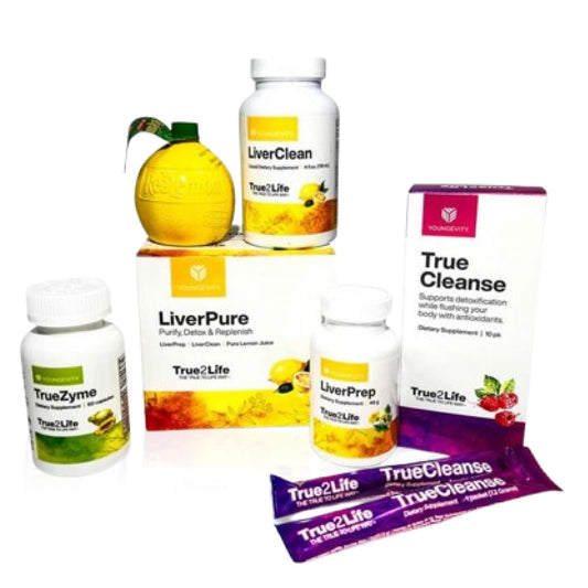 Youngevity 30 Day Detox bottle front shows clean label and citrus notes.