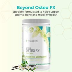 Scoop of Youngevity Beyond Osteo FX Tropical Vanilla ready to mix