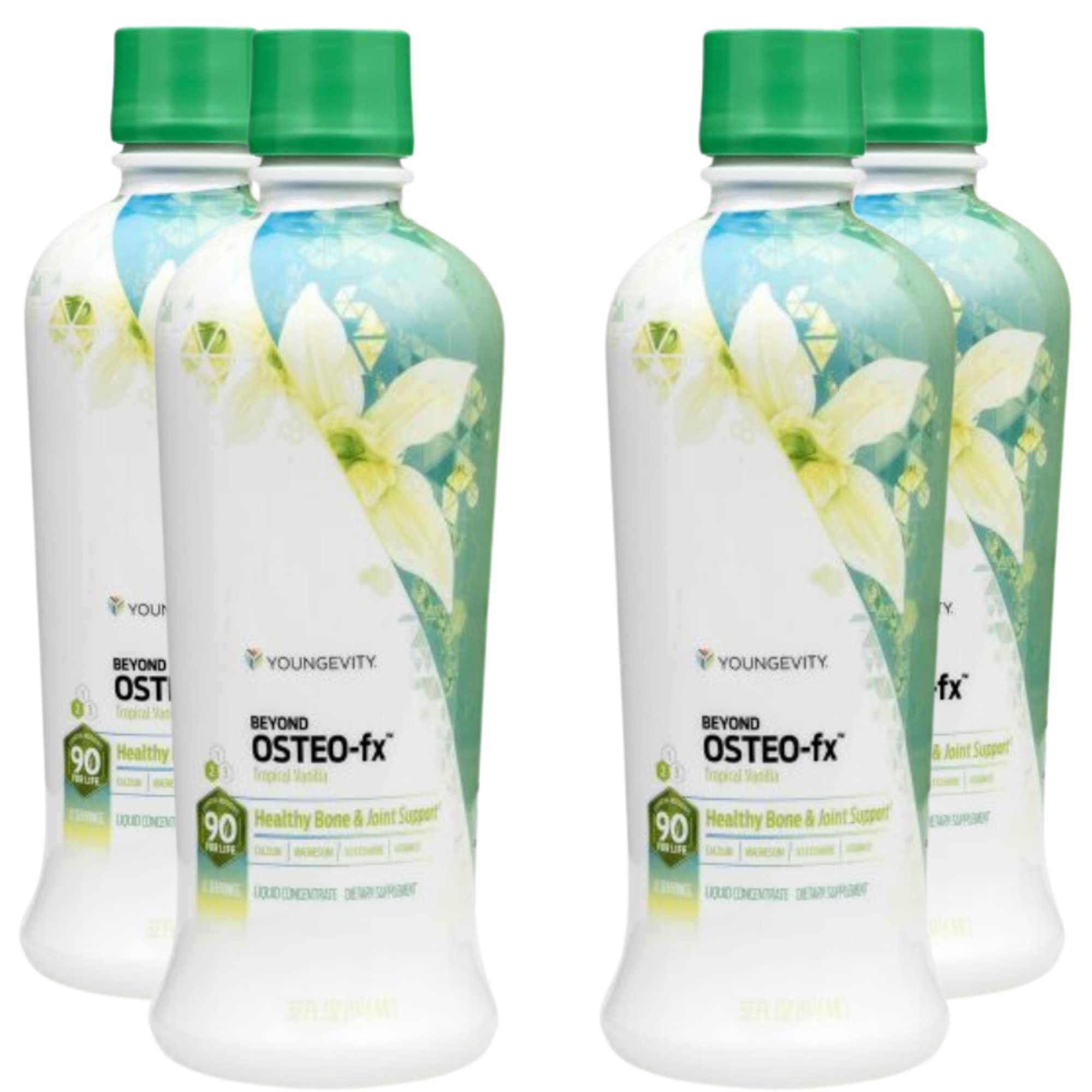 Youngevity Beyond Osteo-Fx bottle front showing tropical vanilla flavor and bone support