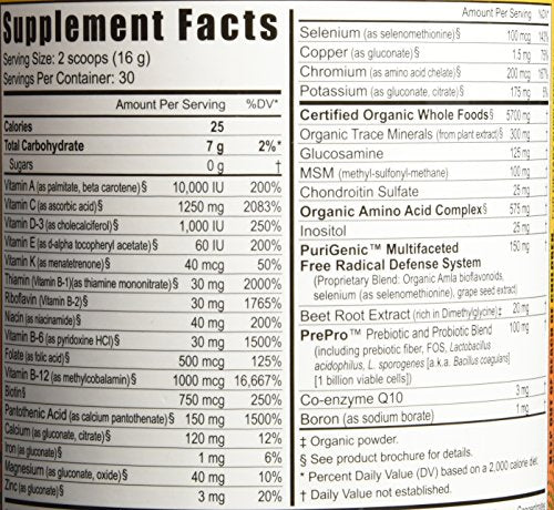 Dispensed serving of Youngevity Beyond Tangy Tangerine 2.0 for on-the-go nutrition.
