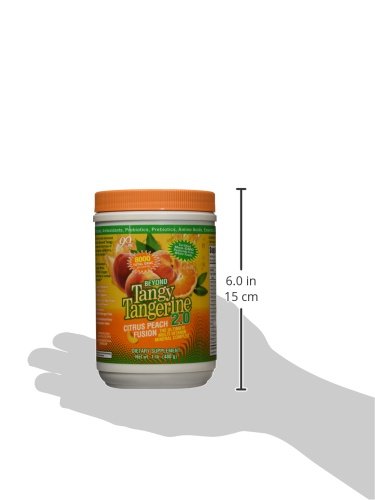 Youngevity Beyond Tangy Tangerine 2.0 prepared drink in glass with vibrant flavor