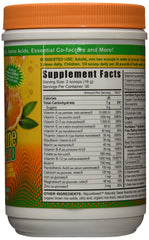 Youngevity Beyond Tangy Tangerine 2.0 label close-up highlighting organic ingredients