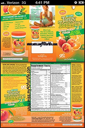 Beyond Tangy Tangerine 2.0 stick pack, easy on-the-go mix for busy days.