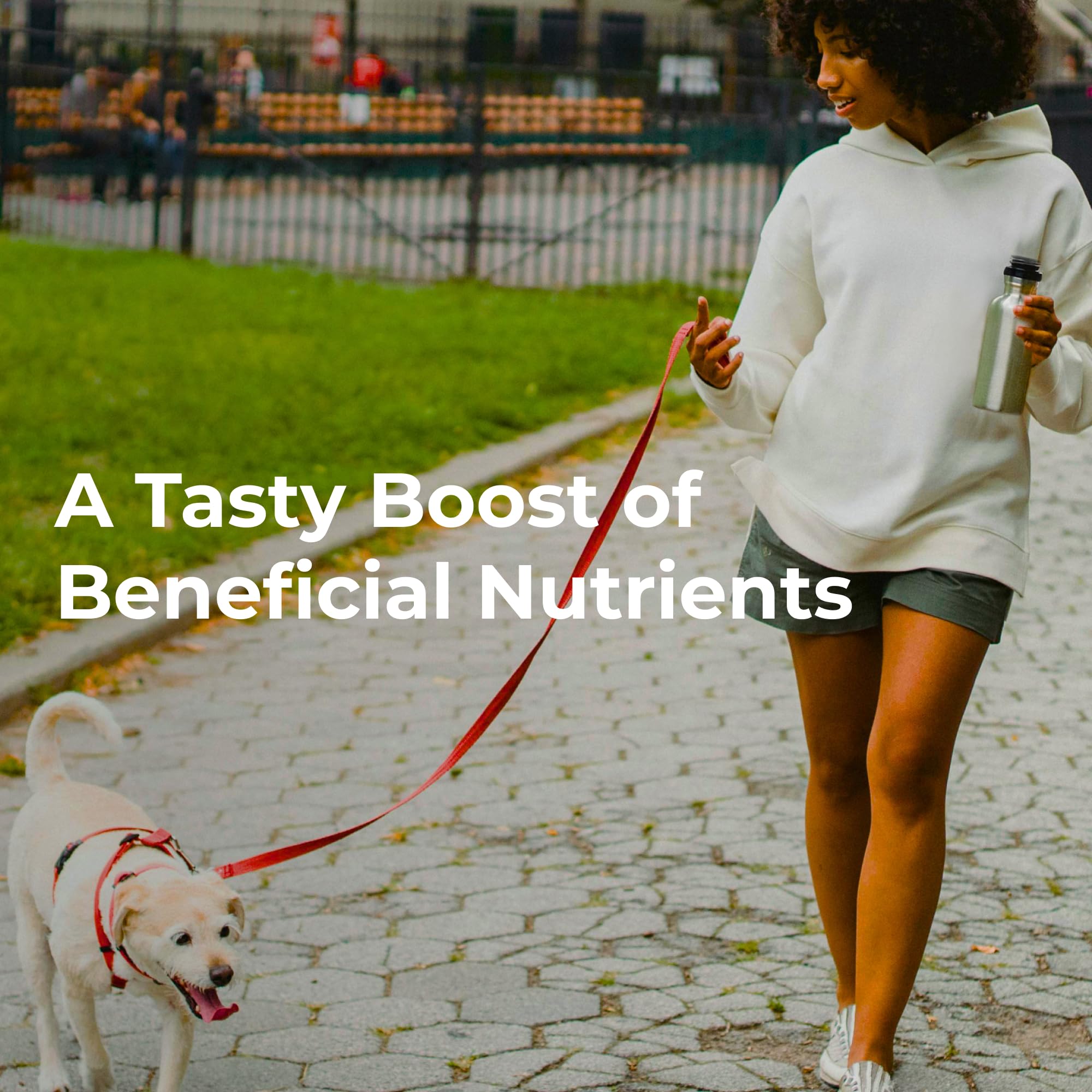 Youngevity Beyond Tangy Tangerine nutrition panel reveals essential vitamin range.