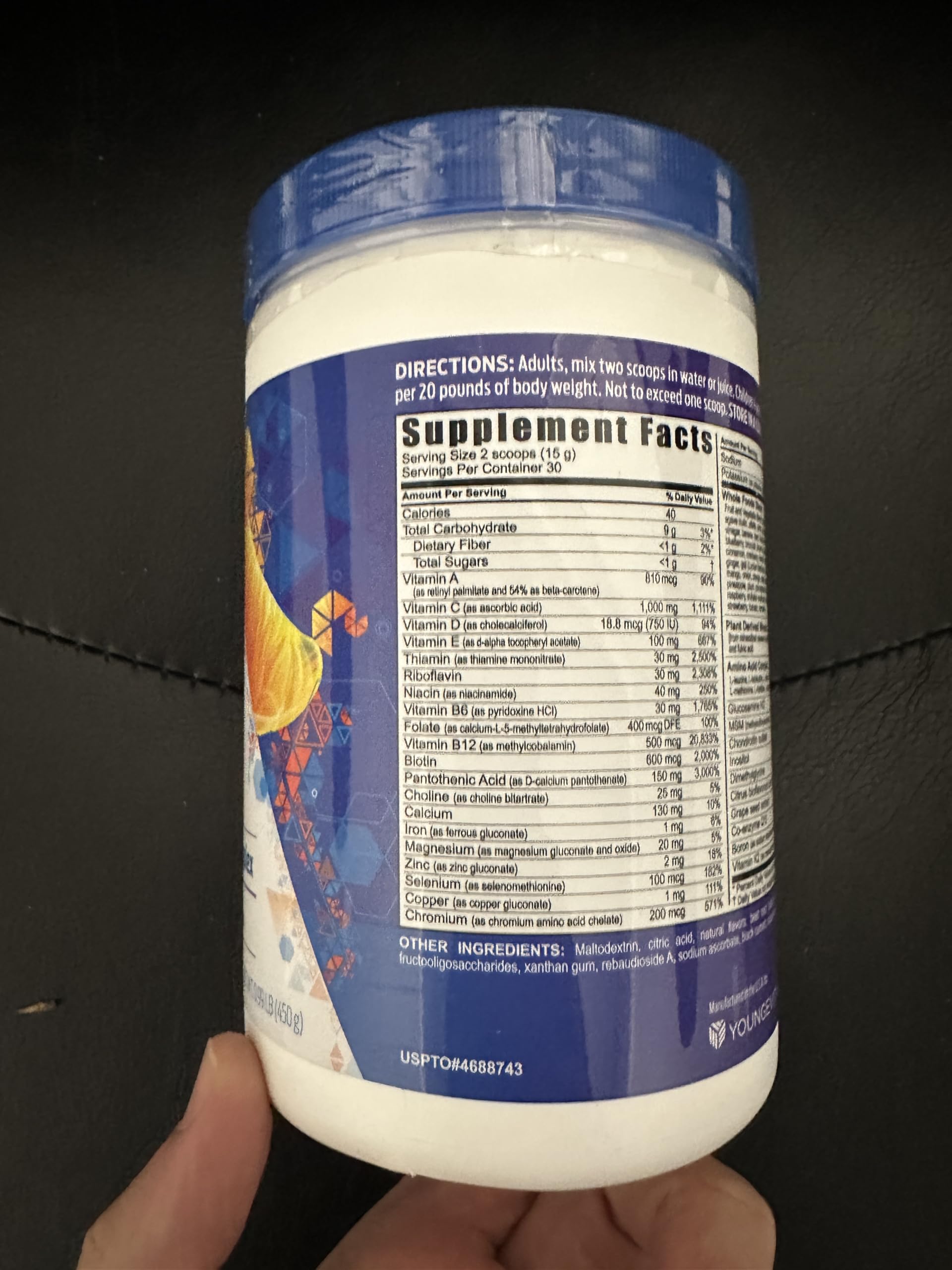 5 745 ORAC antioxidant capacity noted for Beyond Tangy Tangerine