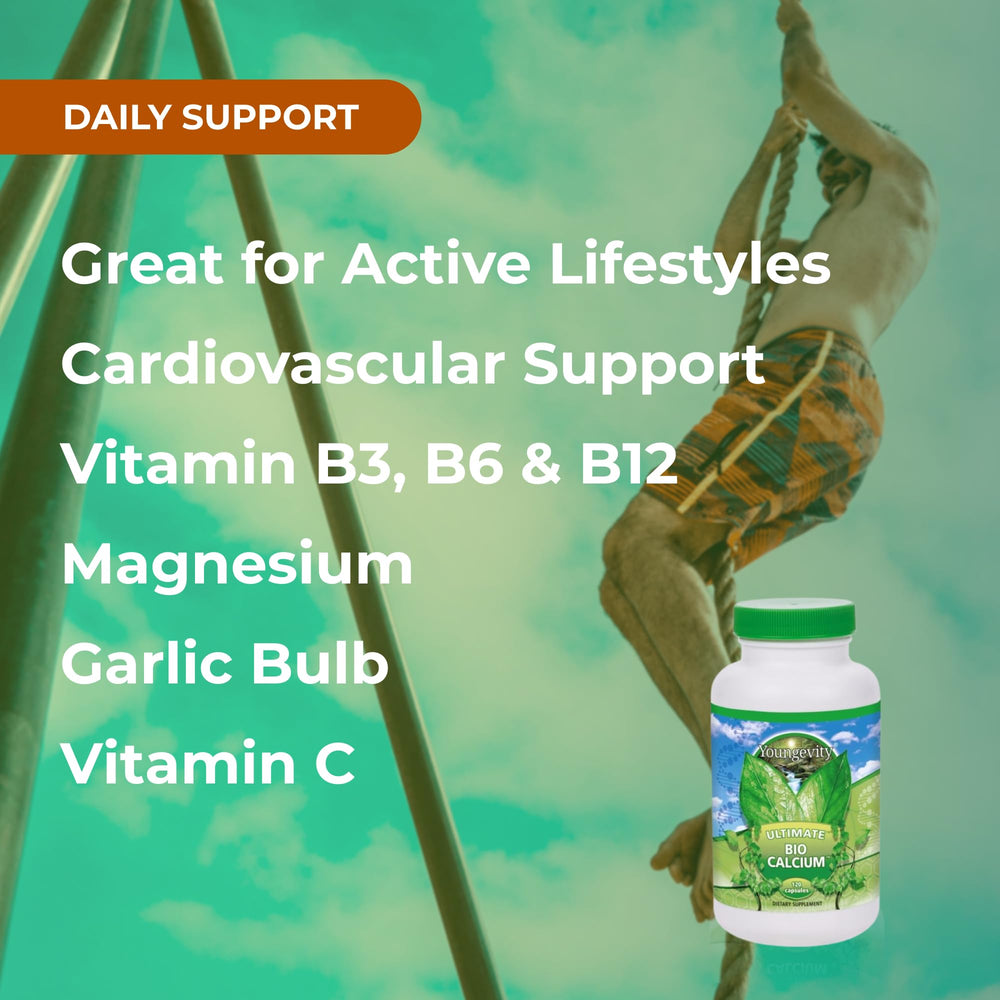 Cardio FX bottle shown with a glass of water for daily use
