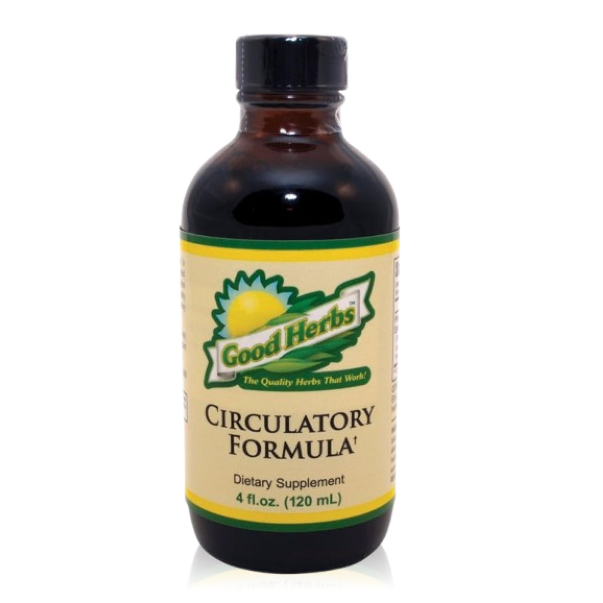 Youngevity Circulatory Formula bottle on a clean counter, supporting daily wellness.