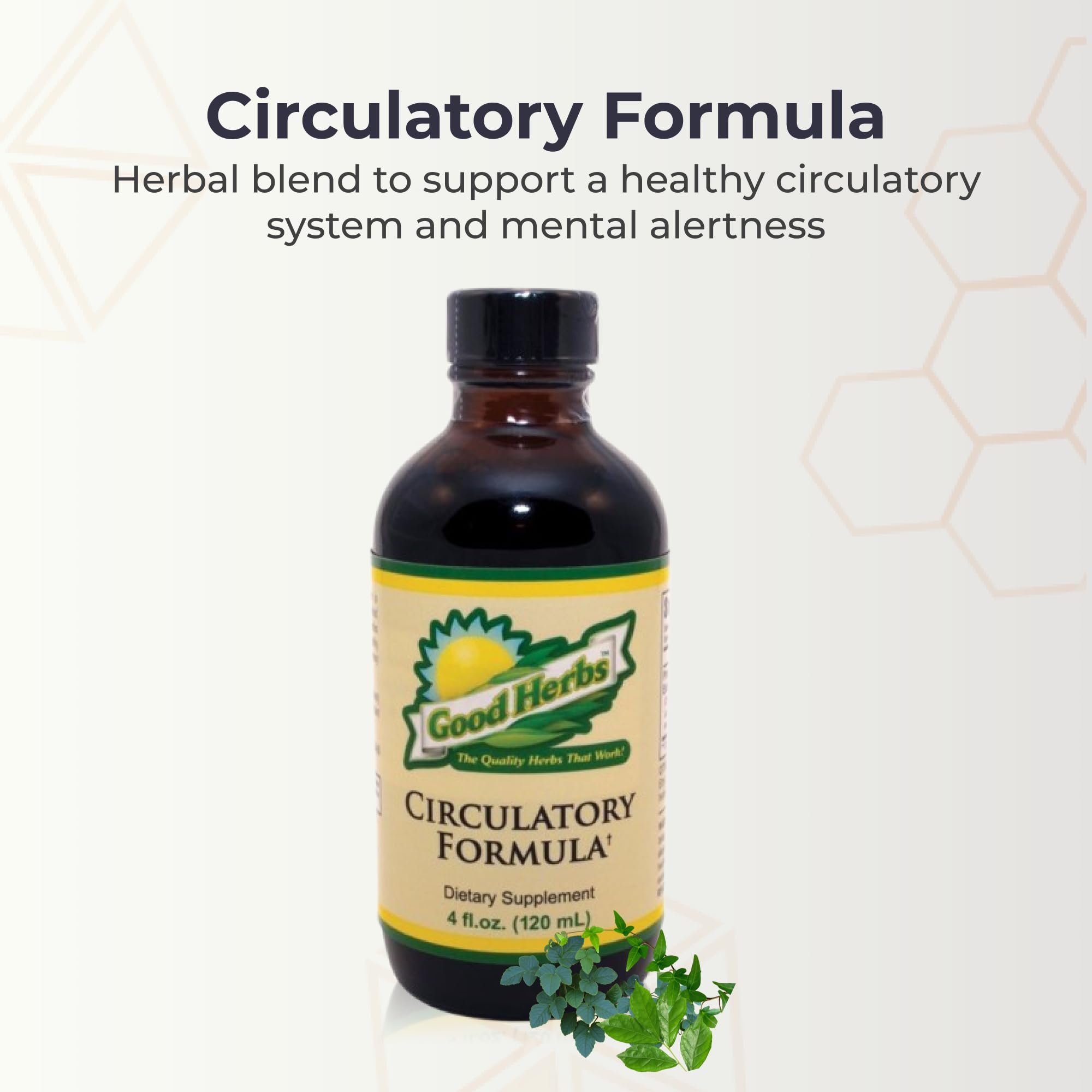 Close-up of Youngevity Circulatory Formula label highlighting transparency and quality.