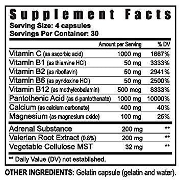 Youngevity D-Stress Ultimate capsules close-up highlighting vitamins and calming botanicals for daily stress support.