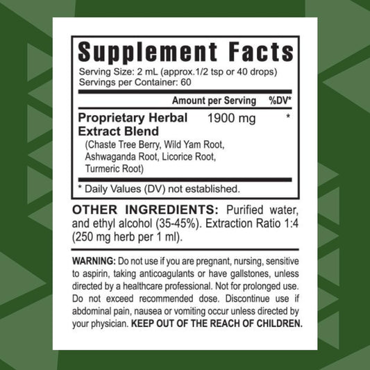 Youngevity Female Hormone Support ingredients close-up highlighting essential nutrients.