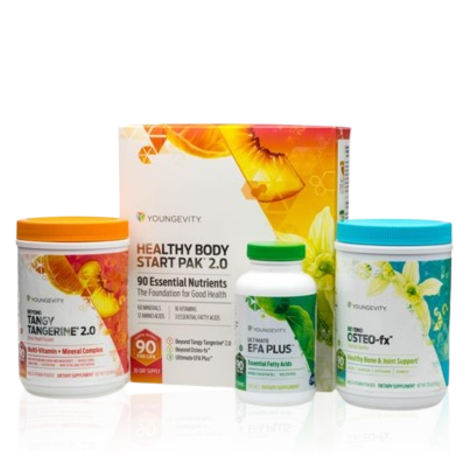 Youngevity Healthy Body Start Pak overview showing complete nutrition for daily vitality.