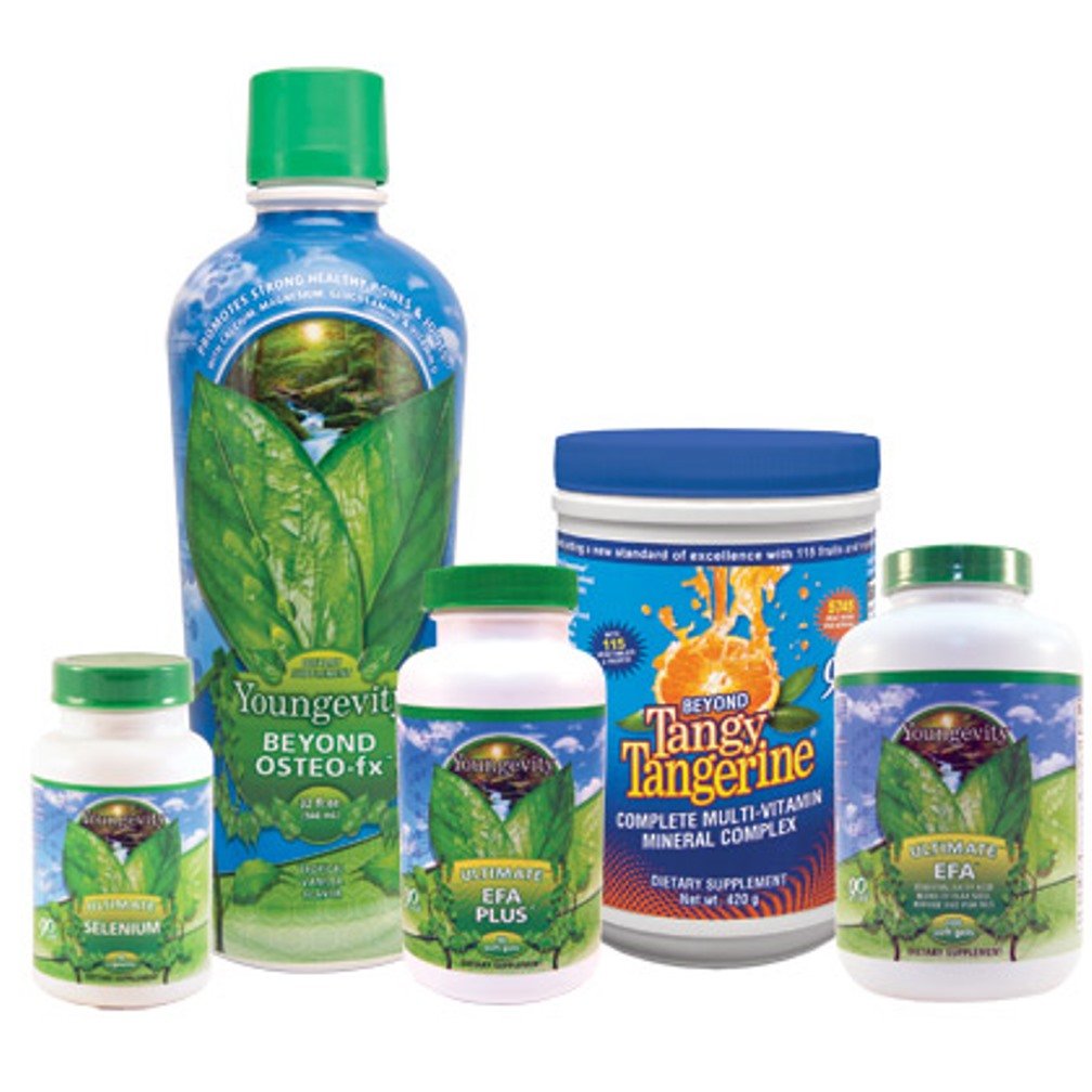 Youngevity Healthy Brain & Heart Pak canister for daily foundation nutrition supporting overall wellness.