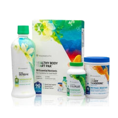 Youngevity Healthy Start Pak bottle front – a complete nutrient blend for daily wellness.