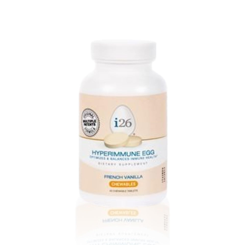 Youngevity i26 Hyperimmune Egg bottle showing immune support potential