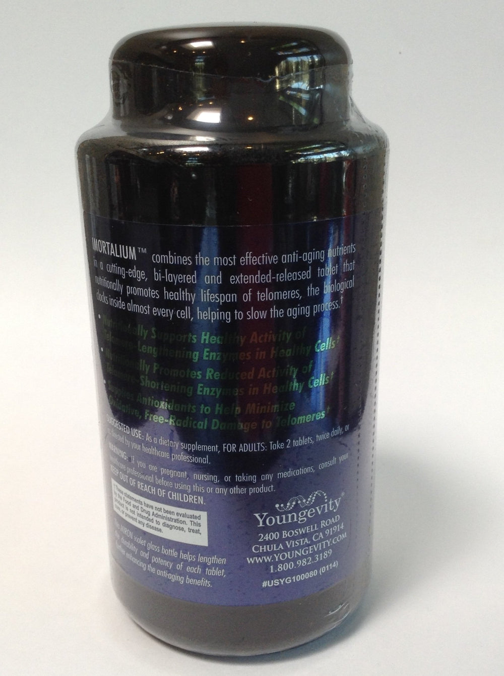 Youngevity Imortalium Resveratrol capsules providing antioxidant support for vitality.