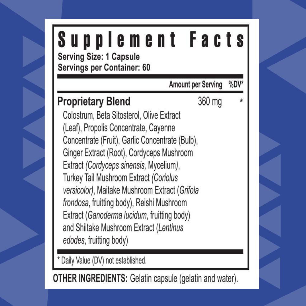 Youngevity Killer Biotic FX bottle back with dosage and ingredient highlights