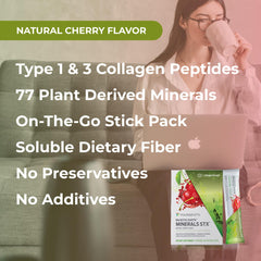 Youngevity Majestic Earth STX showcasing 3g collagen peptides Type I & III.