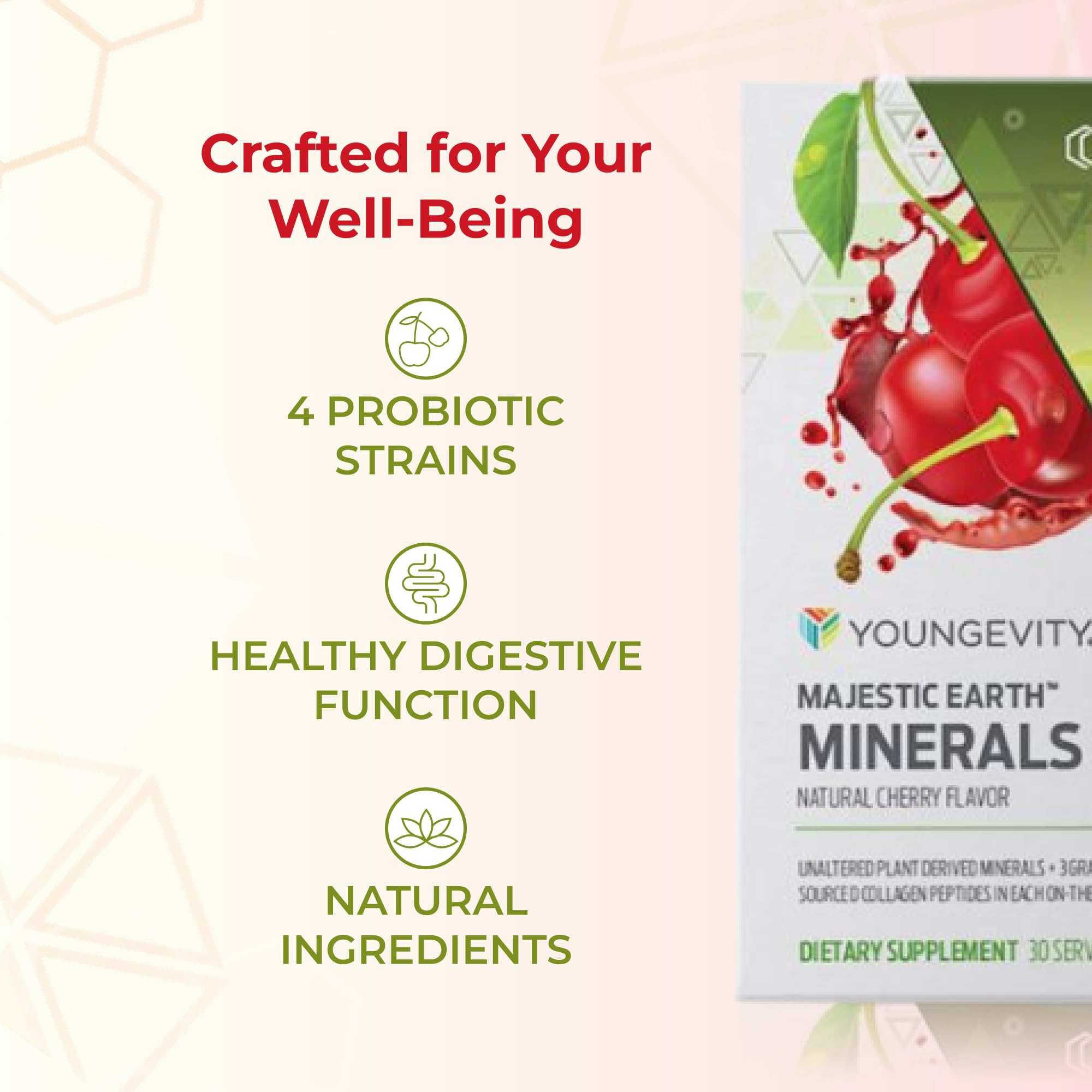 Youngevity Majestic Earth STX derived from humic shale for mineral bioavailability.