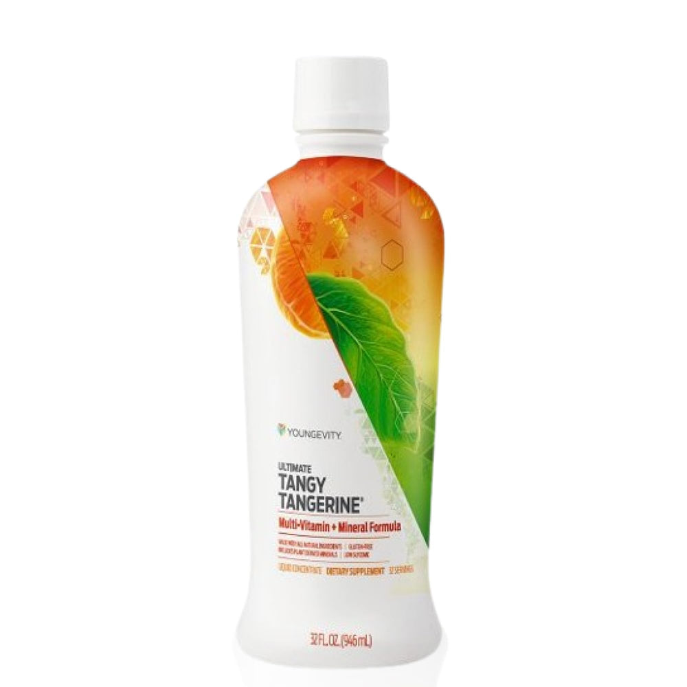 Youngevity Majestic Earth bottle with tangy Tangerine flavor for daily nutrition