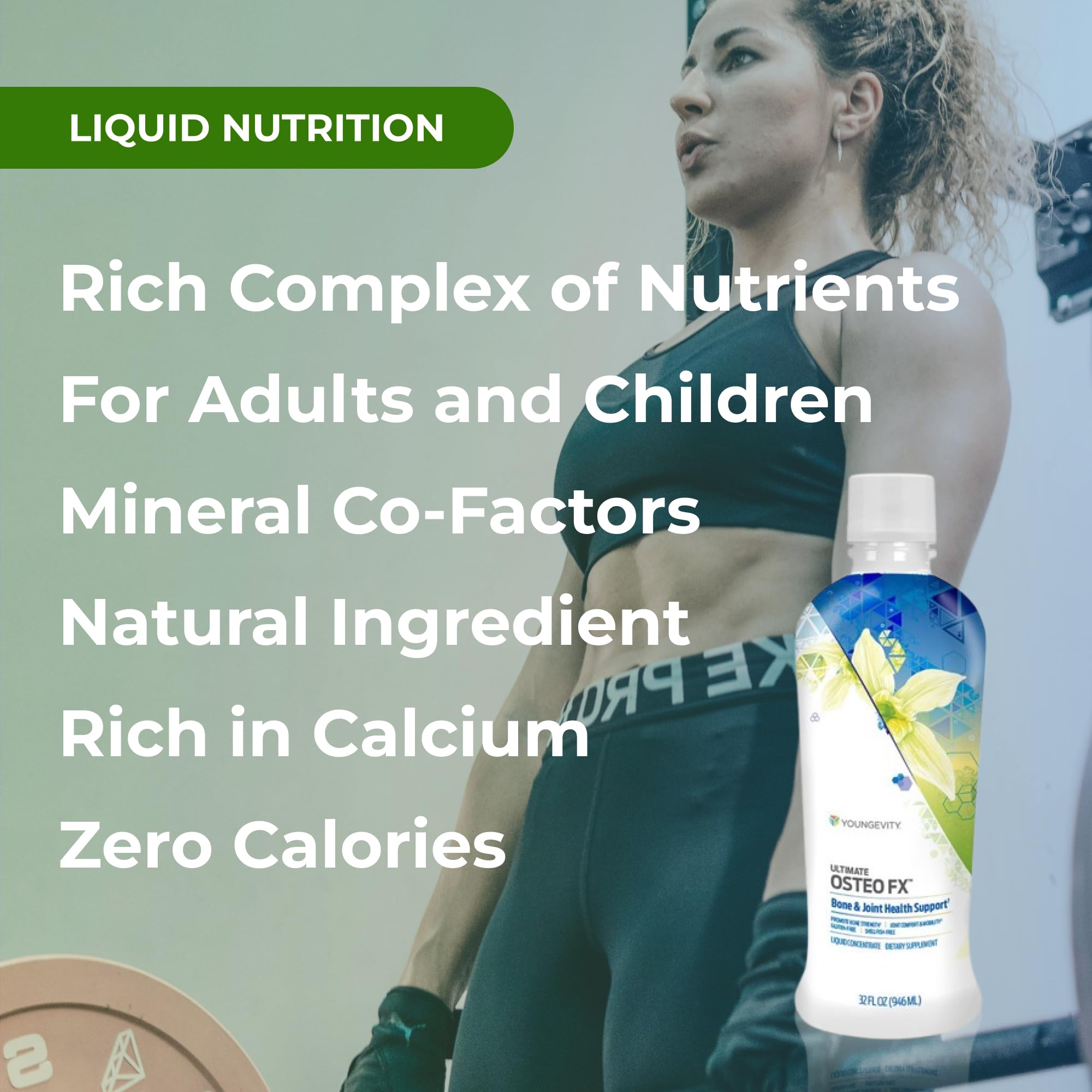 Youngevity Osteo-Fx dose spoon shows simple measurement
