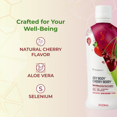 Measuring the 1 oz serving of Youngevity Oxybody Cherry Berry