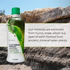 Youngevity Plant Derived Liquid Minerals measuring dropper emphasizes precise dosing and convenience.
