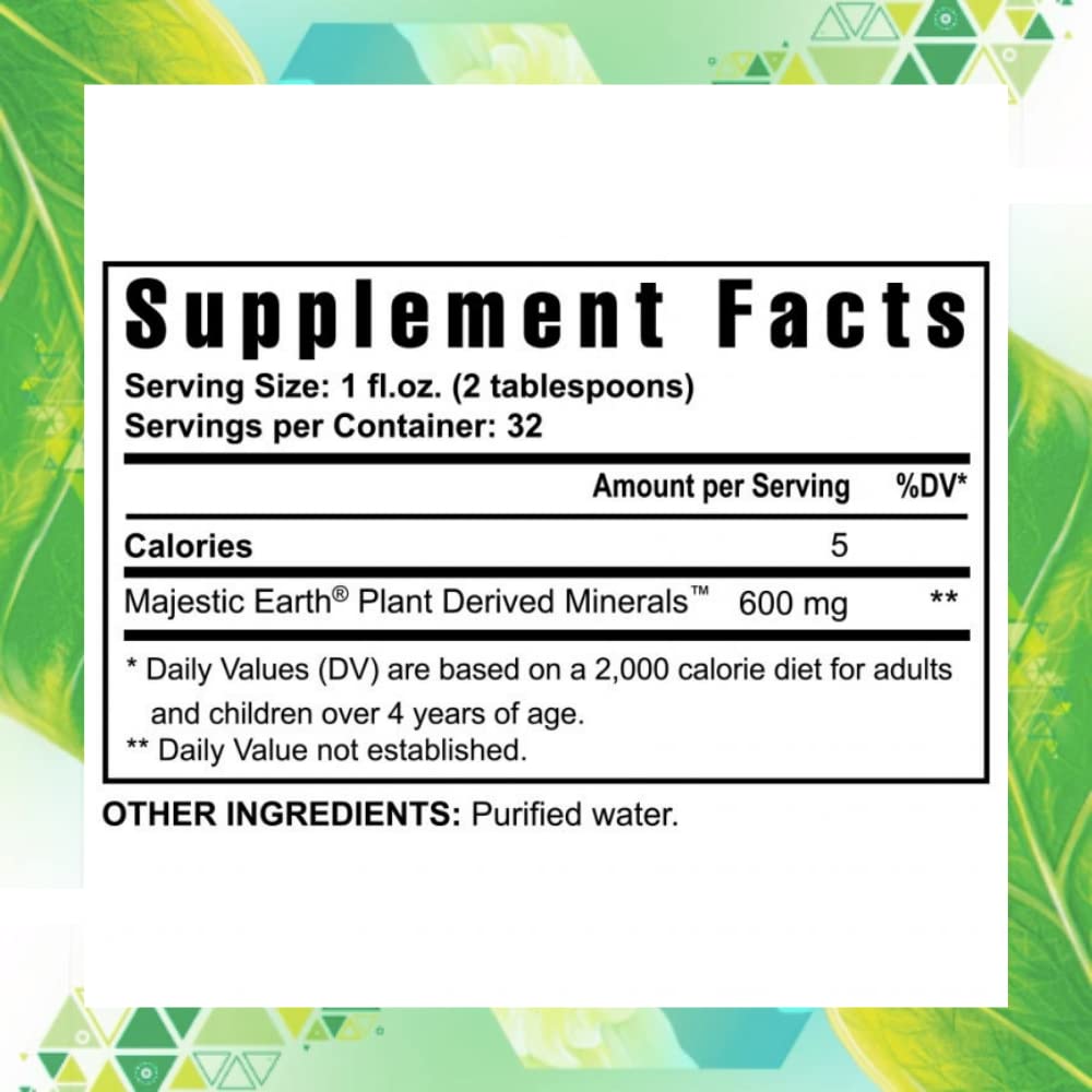 Pour action of Youngevity Plant Derived Liquid Minerals for easy daily mineral intake.