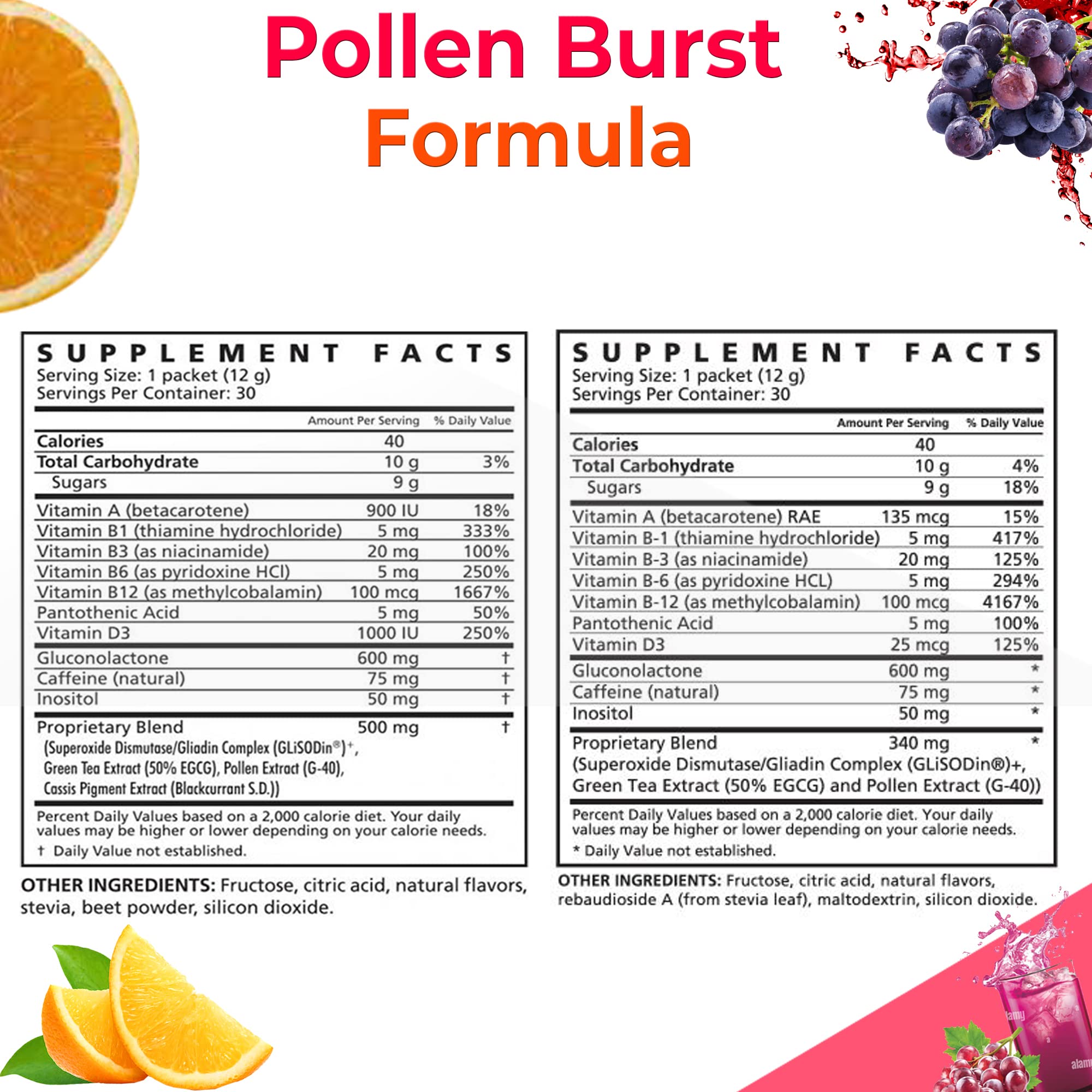 Youngevity Pollen Burst energy drink can provides a portable pick-me-up during workouts.