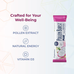 Youngevity ProJoba Pollen Burst steady energy without crashes for sustained activity.