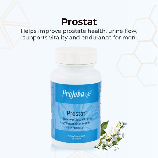 Youngevity Projoba Prostat bottle back with supplement facts and usage guidance