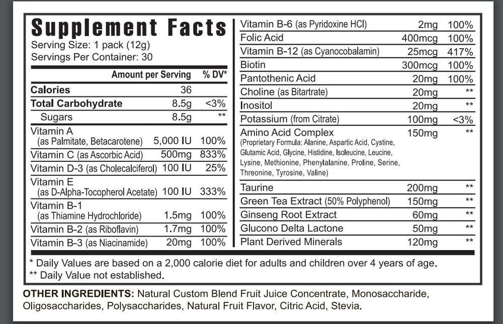 Youngevity Rebound FX On-The-Go Pouches Citrus Punch being poured for quick hydration