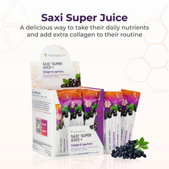 Youngevity SaXi Super Juice stick pack ready for travel.